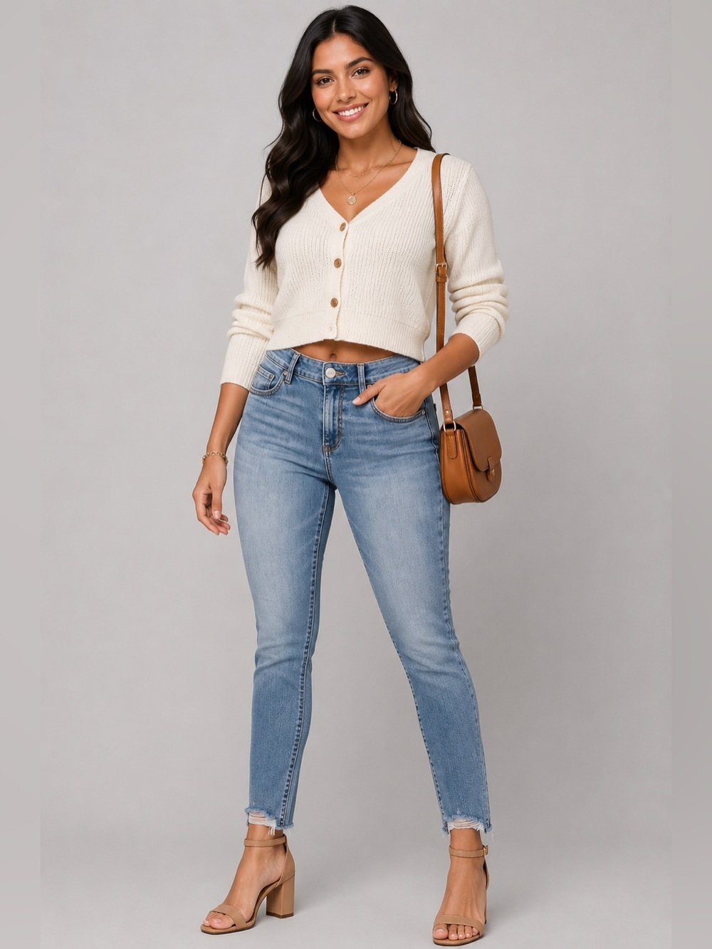 Kut from the Kloth Ankle Raw Step Hem Skinny Jeans Sz 12 Mid Rise Stretchy